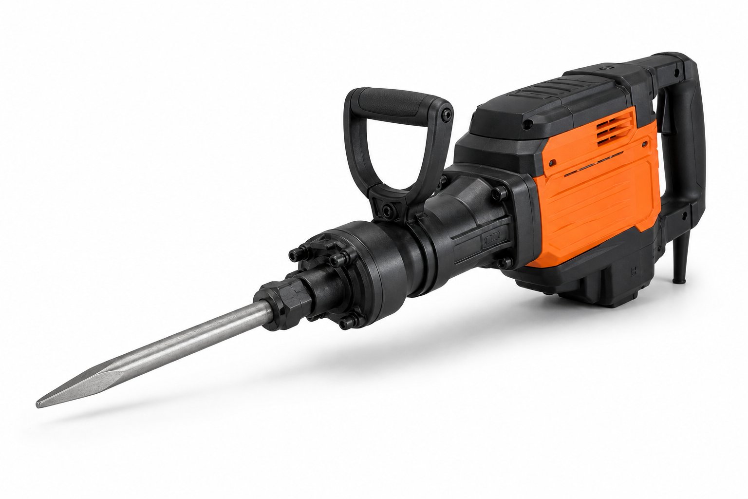 NLS Demolition Breaker 1500 W — 45-joule SDS-max demolition hammer with anti-vibration handles and a steel chisel.