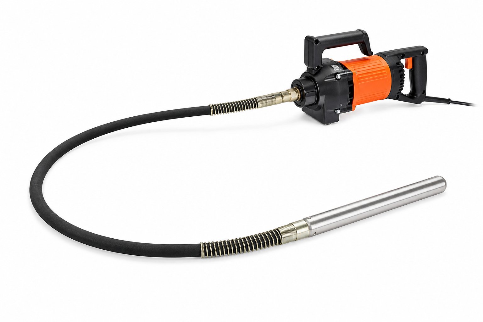 NLS Concrete Poker 45 — 45 mm high-frequency poker with a 5 m shaft.
