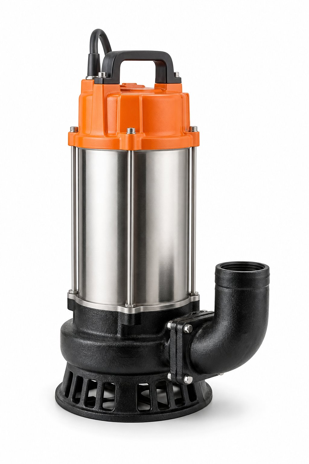 NLS Submersible Drainage Pump 1.5 kW — 1.5 kW drainage pump that shifts 400 litres a minute and clears down to 5 mm.